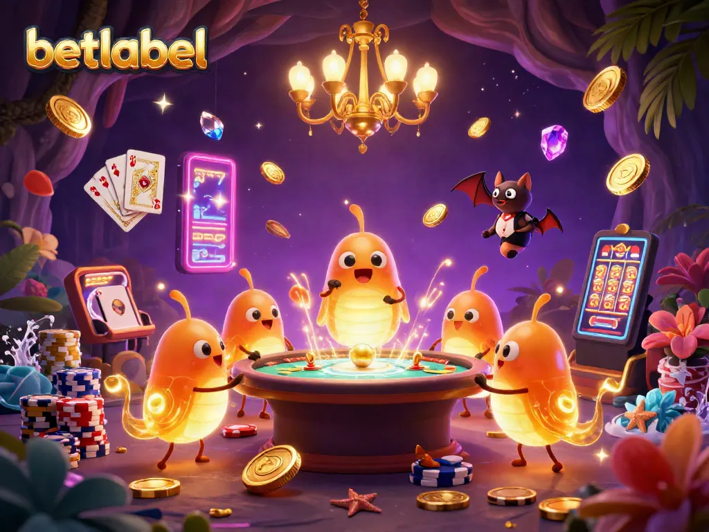 Win exciting prizes at Betlabel Casino with glowing glowworms lighting your gaming experience.