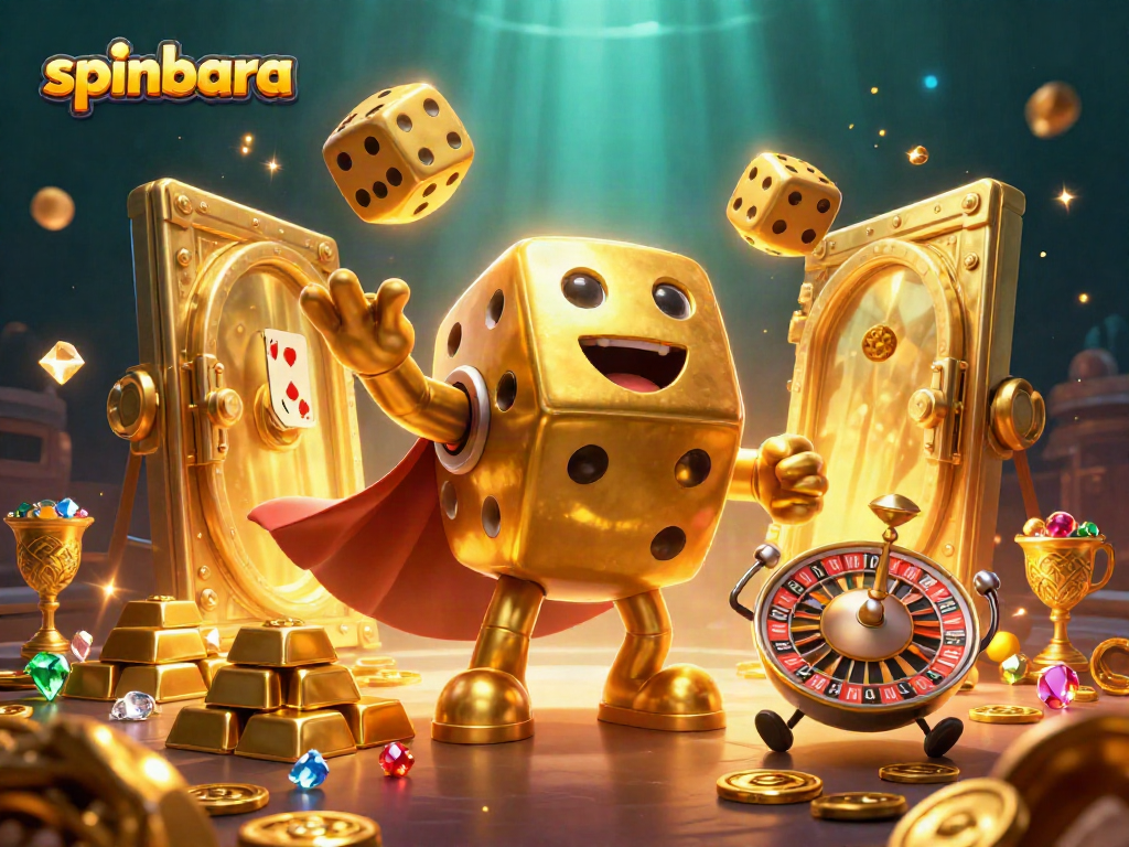 Experience thrill and luck at spinbara with vibrant casino action and golden treasures!